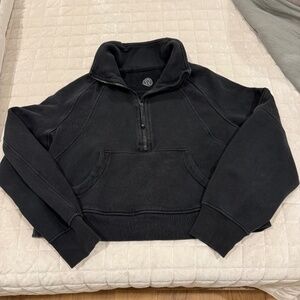 Lululemon Scuba Oversized Funnel Neck Shirt Black